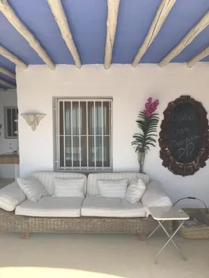 Zona de estar de CASABAH bed & breakfast