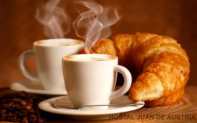 Opciones de desayuno disponibles en Hostales Juan de Austria I & II