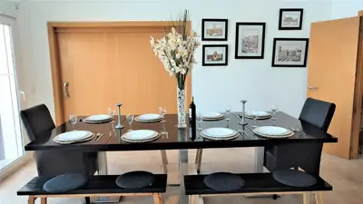 Zona de estar de Chalet Irlanda - 5 bedrooms PRIVATE HOUSE 300M FROM BEACH