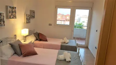 Zona de estar de Chalet Irlanda - 5 bedrooms PRIVATE HOUSE 300M FROM BEACH