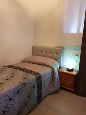 Cama o camas de una habitación en Casa Rural Alhama de Almeria