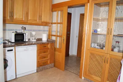 Una cocina o zona de cocina en Playa Delicias