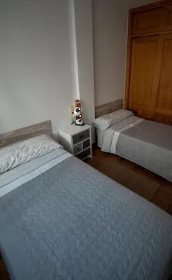 Cama o camas de una habitación en Casa Indalmar San José