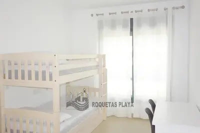 Cama o camas de una habitación en Apartamento Playa Serena