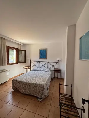 Cama o camas de una habitación en El Domingo en el Valle