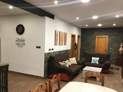 Zona de estar de La Belleza de Rodalquilar