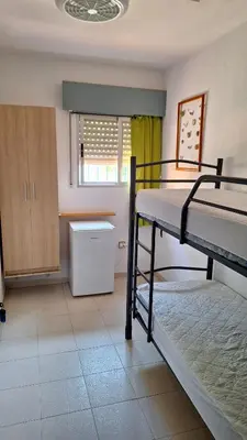 Cama o camas de una habitación en Albergue de San Jose