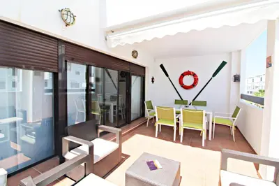Zona de estar de Apartamentos Alborada III