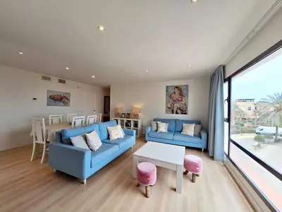 Zona de estar de Apartamentos Alborada III