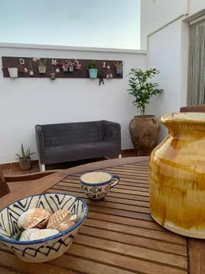 Zona de estar de Casa Aguascalientes