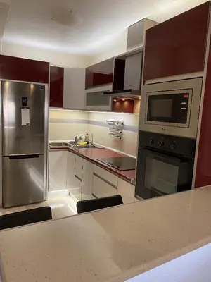 Una cocina o zona de cocina en Apartamento Aguadulce Playa