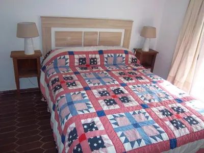 Cama o camas de una habitación en Apartamento rural Casa Medico