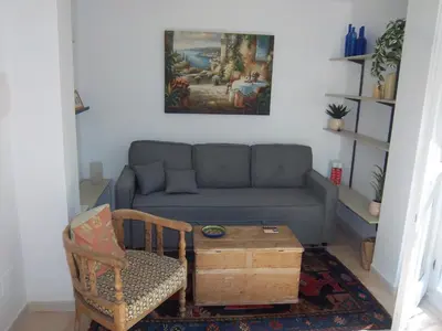 Zona de estar de Apartamento rural Casa Medico