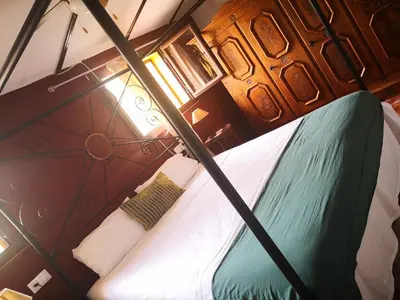 Cama o camas de una habitación en Casa Joya