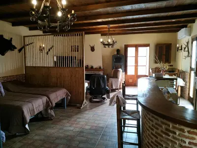 Cama o camas de una habitación en Estudio Rustico