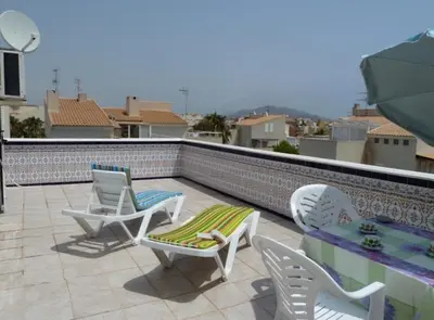 Un balcón o terraza de Duplex Naturista urb. Vera Natura