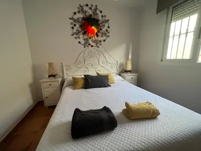 Cama o camas de una habitación en isleta del Moro Daniel