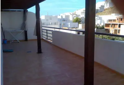 Un balcón o terraza de Coqueto ático con vistas al mar