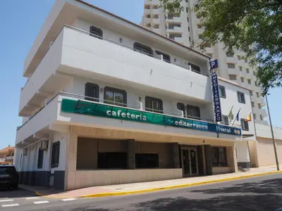 Edificio en el que se encuentra el hostal o pensión