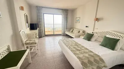 Cama o camas de una habitación en Hotel las Conchas