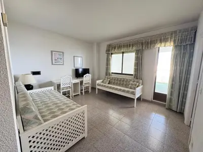 Cama o camas de una habitación en Hotel las Conchas