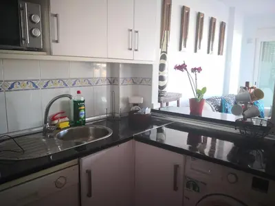 Una cocina o zona de cocina en Joya del Mar