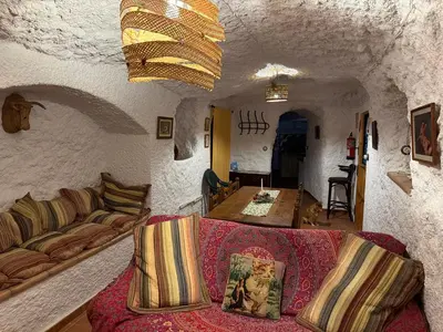 Zona de estar de Cuevas el Torriblanco