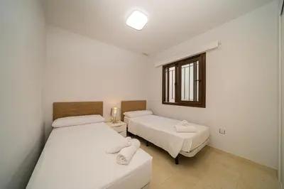 Cama o camas de una habitación en Mango