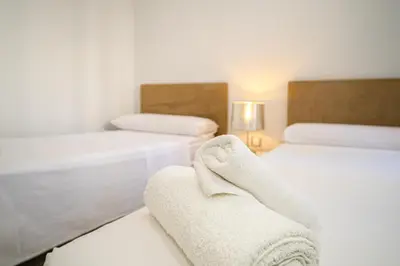 Cama o camas de una habitación en Mango