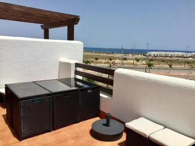 Un balcón o terraza de Apartment Platano