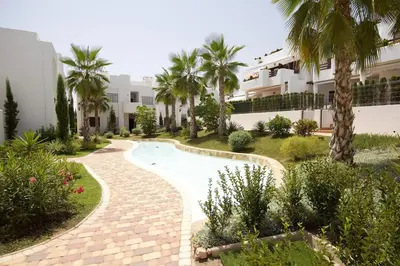 Jardín al aire libre en Higos