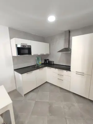 Una cocina o zona de cocina en EL FARO DE LOS GENOVESES