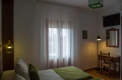 Cama o camas de una habitación en Las Perdices