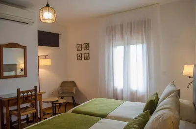 Cama o camas de una habitación en Las Perdices