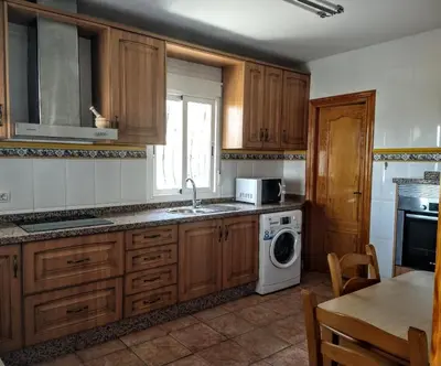 Una cocina o zona de cocina en Chalet con piscina en Níjar