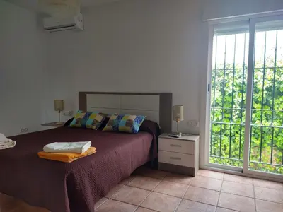 Cama o camas de una habitación en Chalet con piscina en Níjar
