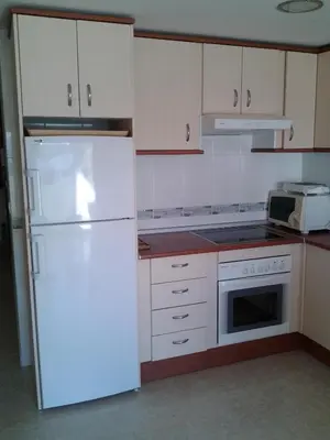 Una cocina o zona de cocina en Frente al Mediterráneo en Carboneras