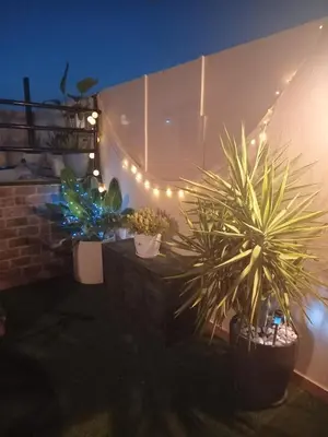 Jardín al aire libre en Atico con piscina privada