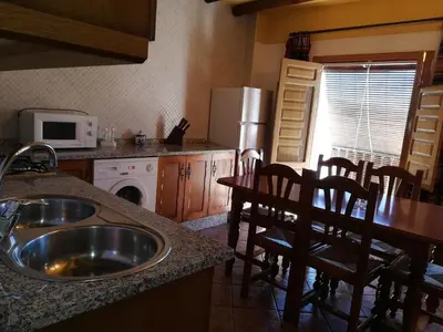 Una cocina o zona de cocina en Alojamientos Rurales Las Eras