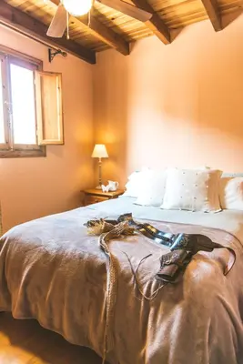 Cama o camas de una habitación en Camping Fort Bravo