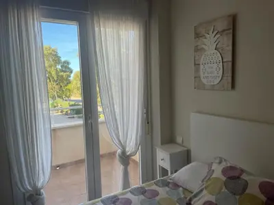 Cama o camas de una habitación en Cabo de Gata Oasis Retamar II