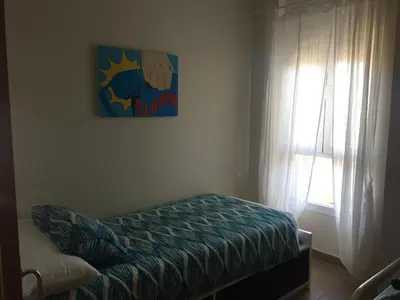 Cama o camas de una habitación en Cabo de Gata Oasis Retamar II