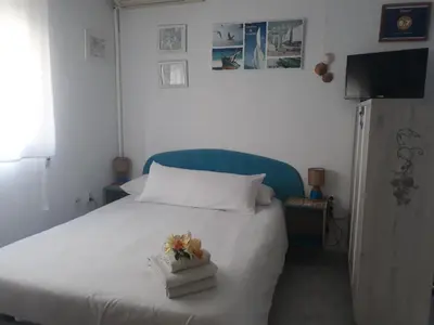 Cama o camas de una habitación en Casa Eric Almedina