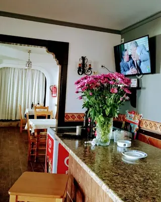Una televisión o centro de entretenimiento en Hospedería Ancladero