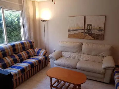 Zona de estar de Apartamento Aguadulce Moreno