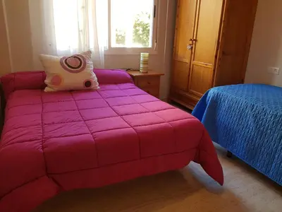 Cama o camas de una habitación en Apartamento Aguadulce Moreno