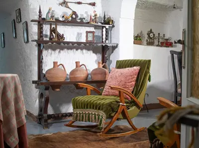 Zona de estar de Cueva Navarro