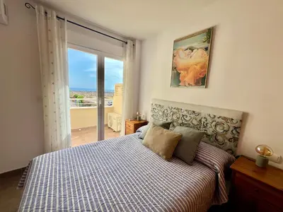 Cama o camas de una habitación en Amanecer en Cabo de Gata - Mar y Naturaleza!