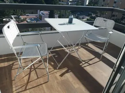 Un balcón o terraza de Apto en Aguadulce con Vistas al Mar