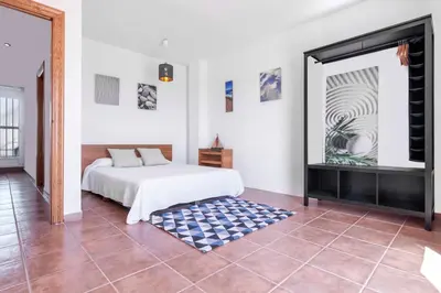 Cama o camas de una habitación en Casa Aloe Pro
